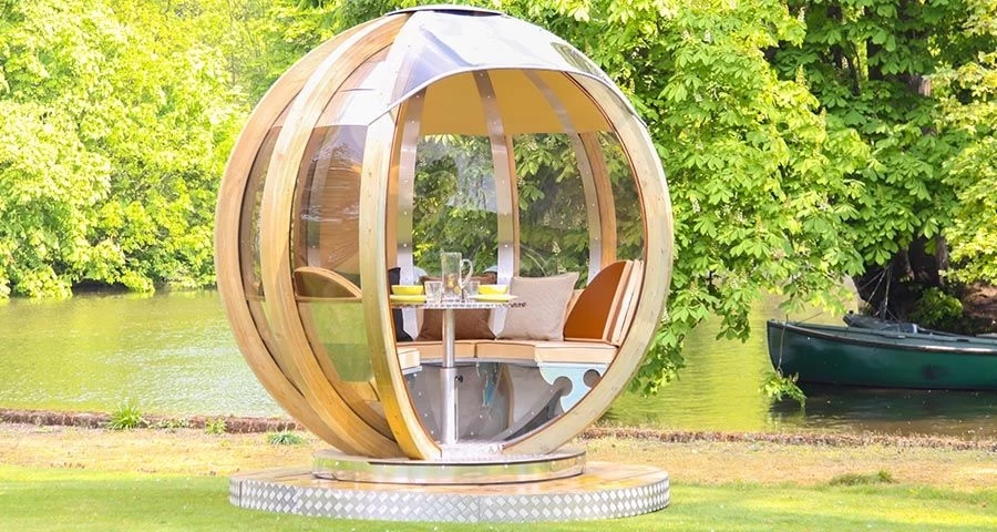 Ornate Garden The Rotating Sphere Lounger 2 Ornate Garden The Rotating Sphere Lounger - Image 2