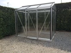 Janssens Helios Urban Hobby 180/25 Tempered Glass Greenhouse 5ft X 8ft -Garden Living Outlet Store 43063 7432
