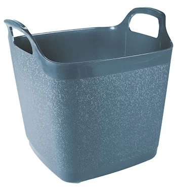 Town & Country Square Garden Flexi-Tub - Denim Blue 1 Town & Country Square Garden Flexi-Tub - Denim Blue