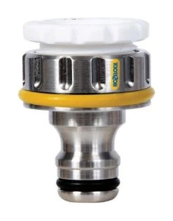 Hozelock Pro Metal Threaded Tap Connector (1/2 & 3/4 BSP)