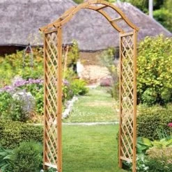 Smart Garden Woodland Arch - Tan 2.21m