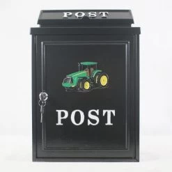 Harewood Green Tractor Post Box