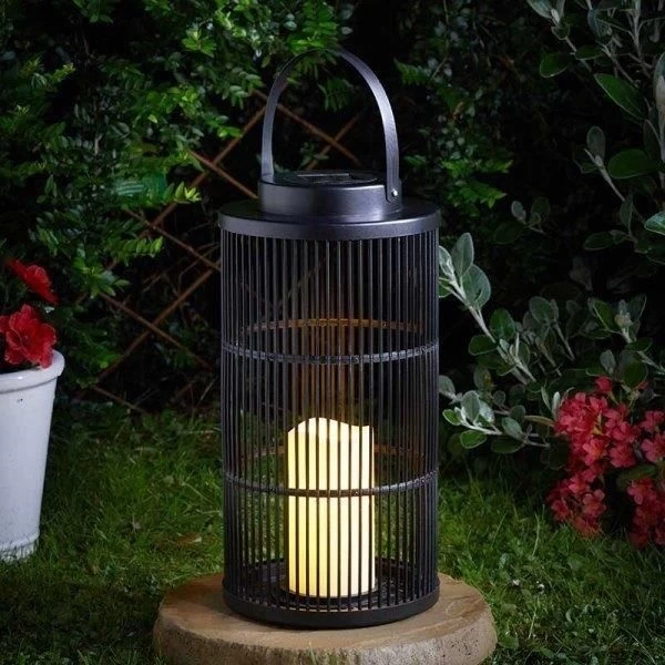 Smart Solar Urbane Lantern Large - Black 1 Smart Solar Urbane Lantern Large - Black