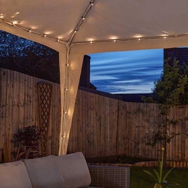 Smart Solar Gazebo String Lights - 140 LED 1 Smart Solar Gazebo String Lights - 140 LED