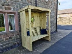 Churnet Valley Four Seasons 3 Seater Arbour -Garden Living Outlet Store 46819 2468