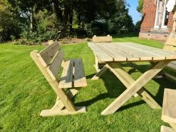 Churnet Valley Ashcombe Table Set 6 Seater 5 Churnet Valley Ashcombe Table Set 6 Seater -Garden Living Outlet Store 46841 2385
