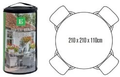 LG Outdoor DXCOV01 4 Seat Dining Set Deluxe Cover - Up To 120cm Table -Garden Living Outlet Store 46960 2272