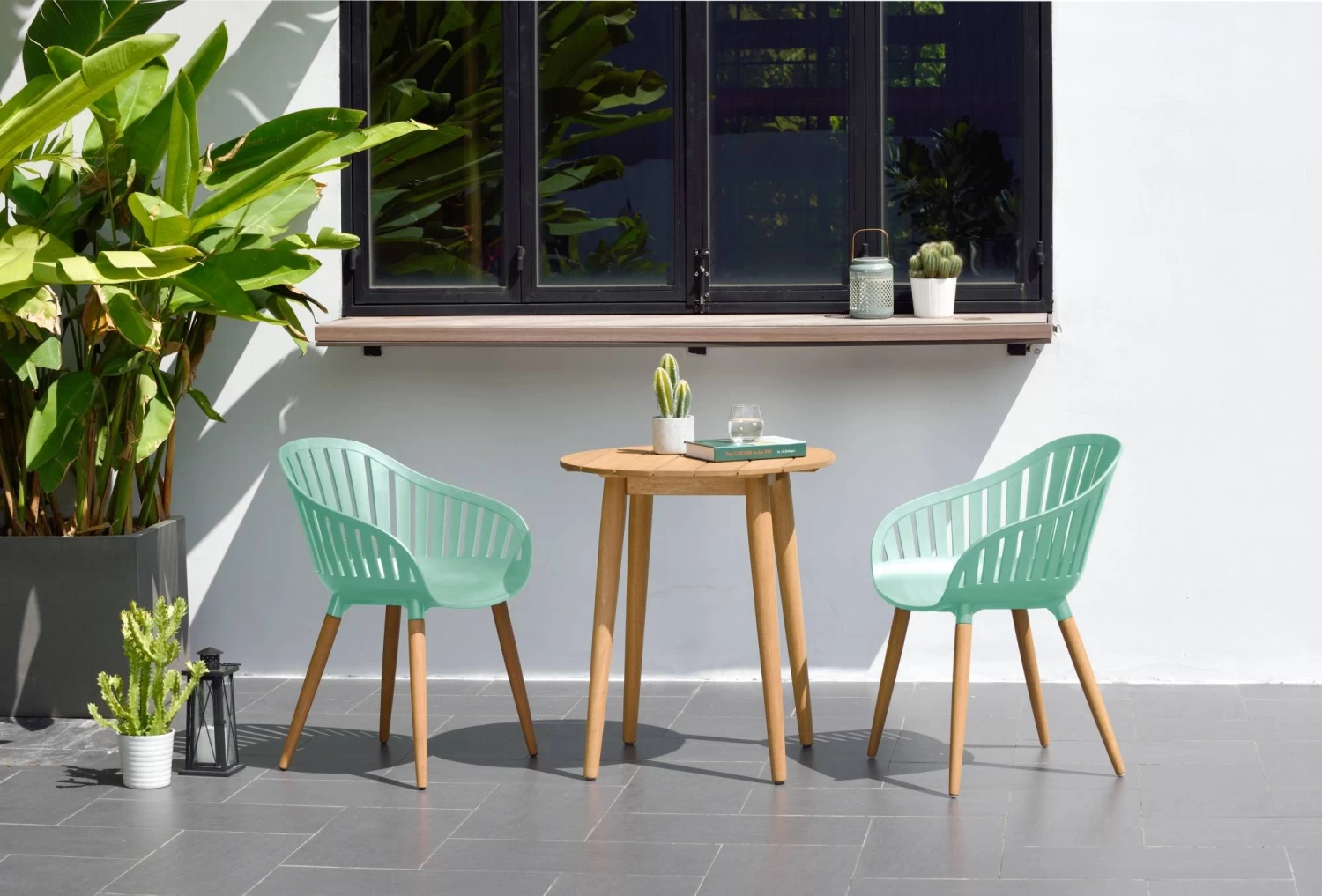 Nassau NAS01 Bistro Set - Mint Green 1 Nassau NAS01 Bistro Set - Mint Green