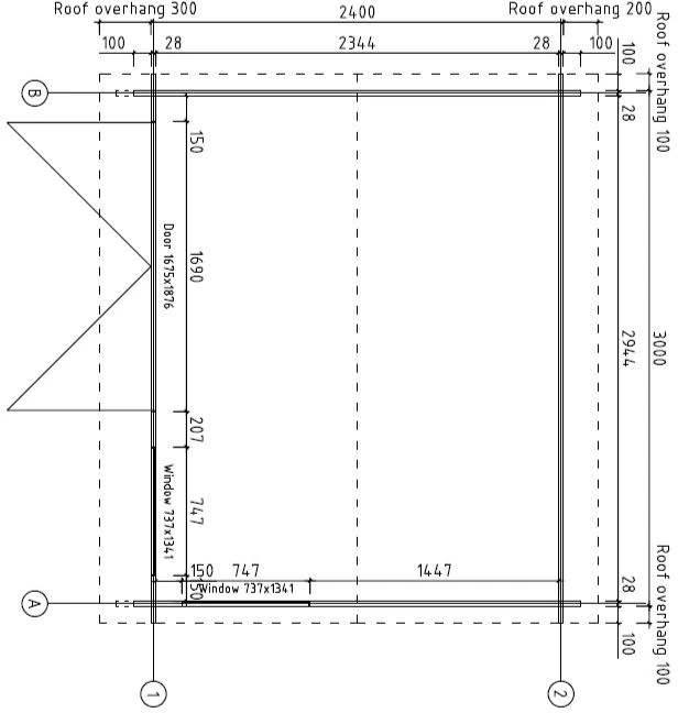 The Log Cabin Company Tallinn Studio 28mm 3 The Log Cabin Company Tallinn Studio 28mm - Image 3