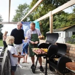 Landmann Vinson 200 Smoker Charcoal Barbecue - Black 6 Landmann Vinson 200 Smoker Charcoal Barbecue - Black -Garden Living Outlet Store 51773 28802