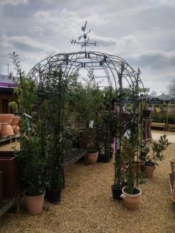 Poppy Forge 6 Sided Gazebo With Side Panels & Weathervane