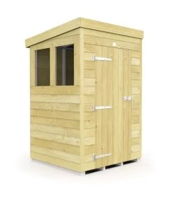 DIY Sheds Pent Shed - Single Door