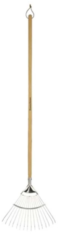 Kent & Stowe Stainless Steel Long Handled Lawn/Leaf Rake